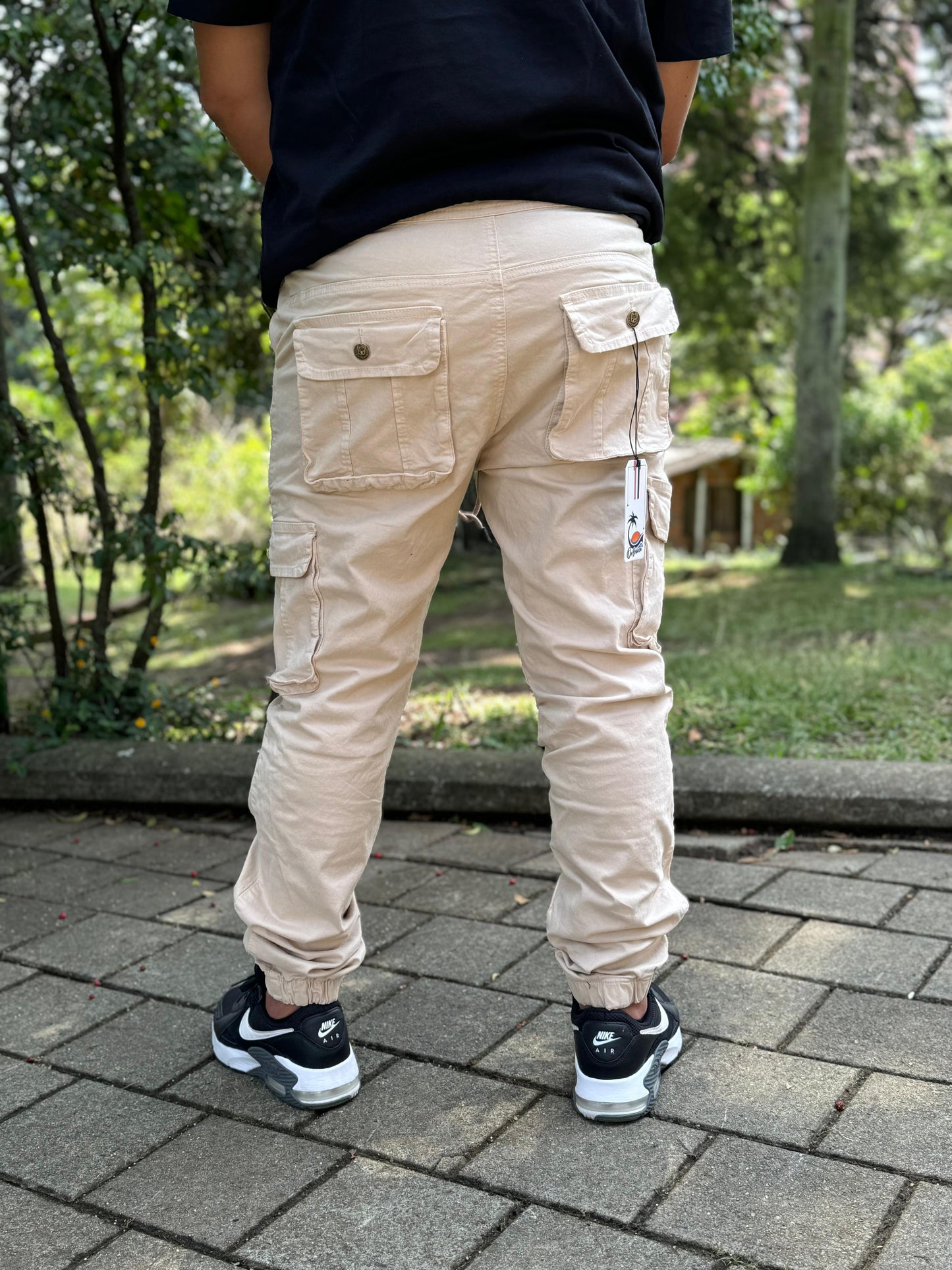 JOGGER DRIL BEIGE